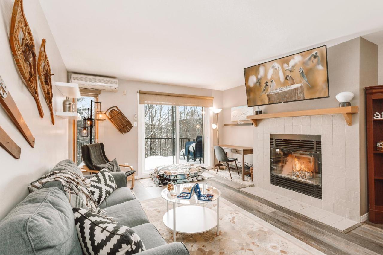 Tremblant Rocher Soleil Ski In Ski Out 2 Bedroom Mont-Tremblant Eksteriør bilde