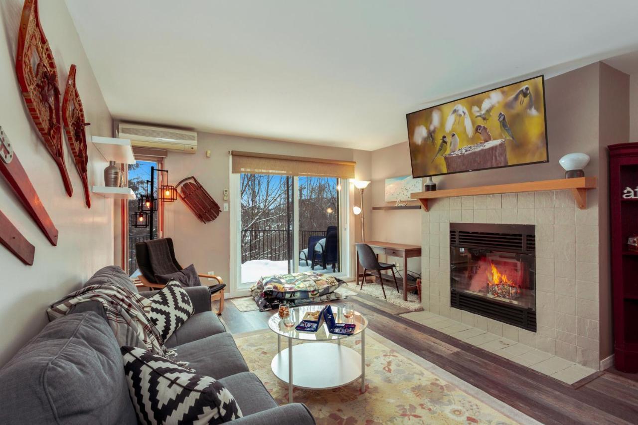 Tremblant Rocher Soleil Ski In Ski Out 2 Bedroom Mont-Tremblant Eksteriør bilde